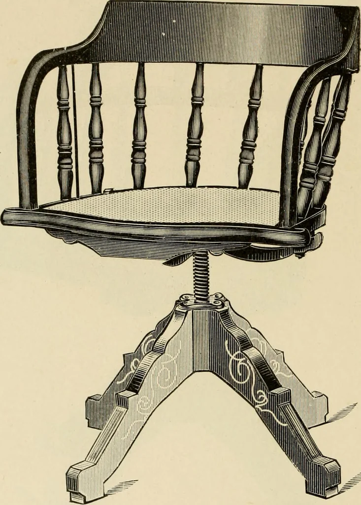 An illustration from Illustrated catalogue of the Sheboygan Chair Company., 1889, leaf 13