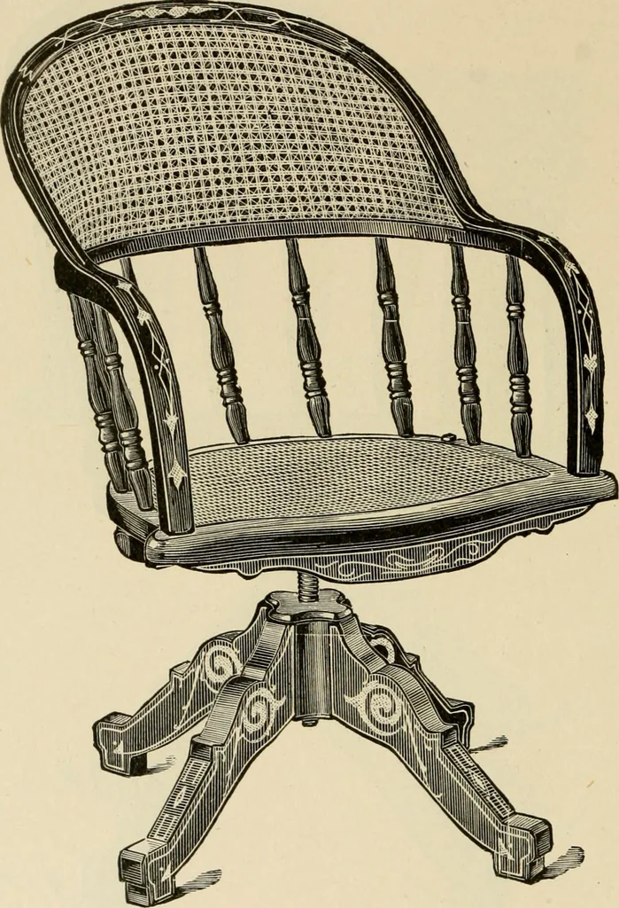 An illustration from Illustrated catalogue of the Sheboygan Chair Company., 1889, leaf 15