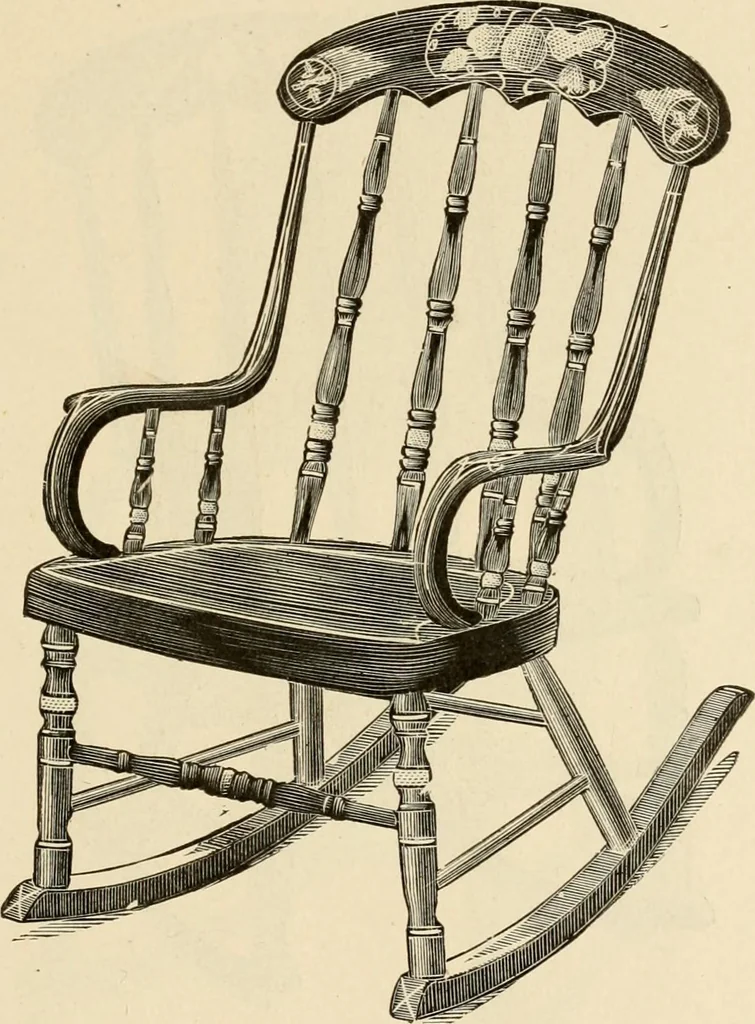 An illustration from Illustrated catalogue of the Sheboygan Chair Company., 1889, leaf 154