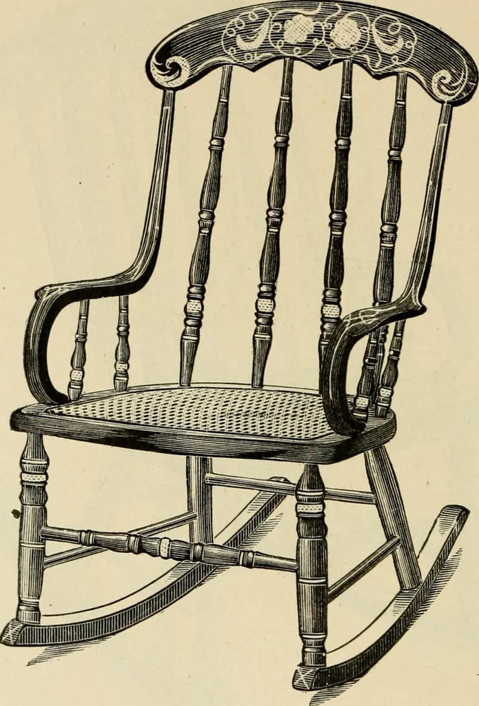 An illustration from Illustrated catalogue of the Sheboygan Chair Company., 1889, leaf 155
