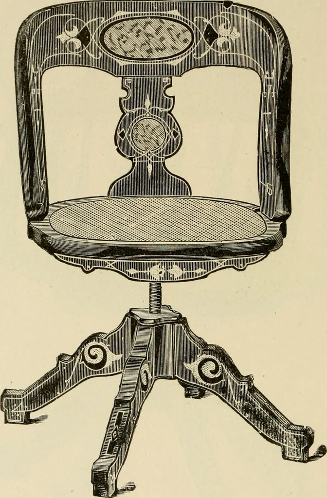 An illustration from Illustrated catalogue of the Sheboygan Chair Company., 1889, leaf 17