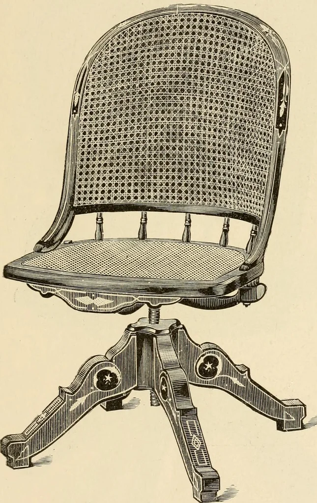An illustration from Illustrated catalogue of the Sheboygan Chair Company., 1889, leaf 18