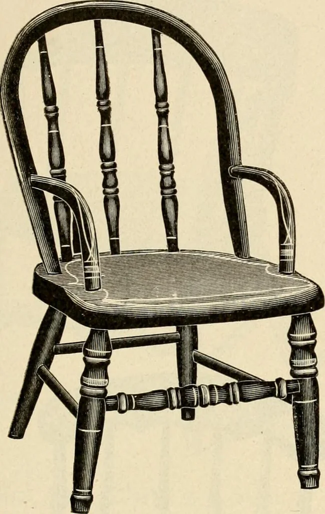 An illustration from Illustrated catalogue of the Sheboygan Chair Company., 1889, leaf 188