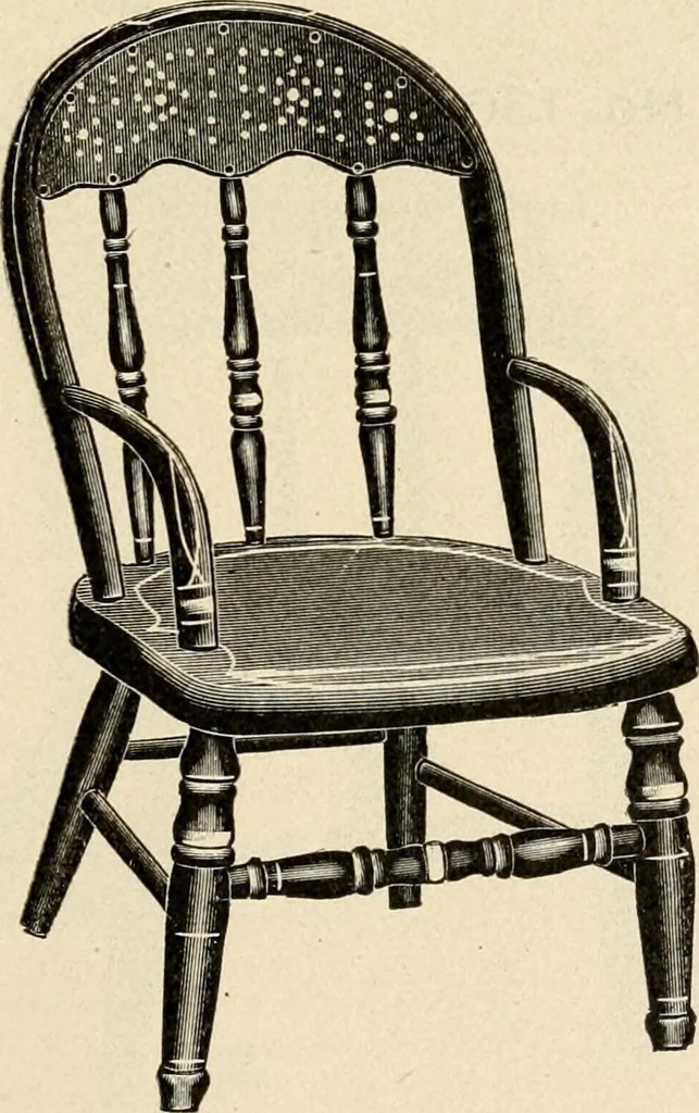 An illustration from Illustrated catalogue of the Sheboygan Chair Company., 1889, leaf 188