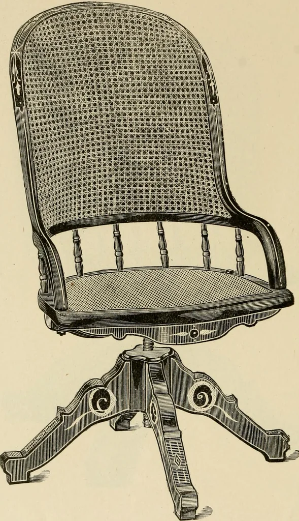 An illustration from Illustrated catalogue of the Sheboygan Chair Company., 1889, leaf 19