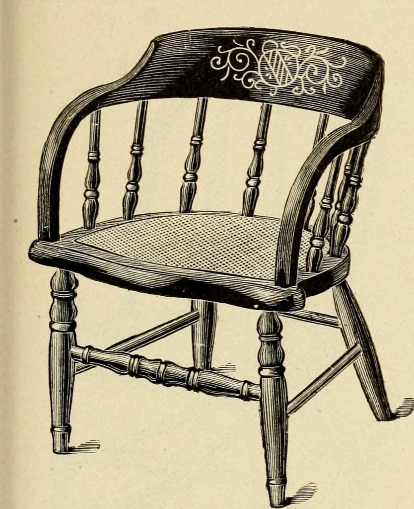 An illustration from Illustrated catalogue of the Sheboygan Chair Company., 1889, leaf 190