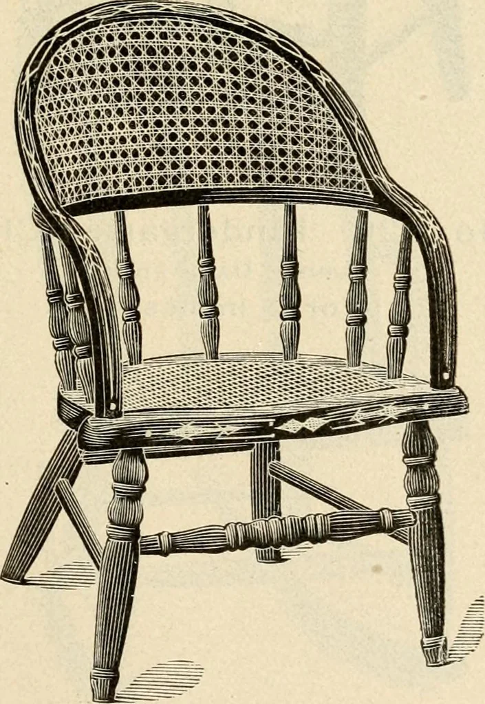 An illustration from Illustrated catalogue of the Sheboygan Chair Company., 1889, leaf 190