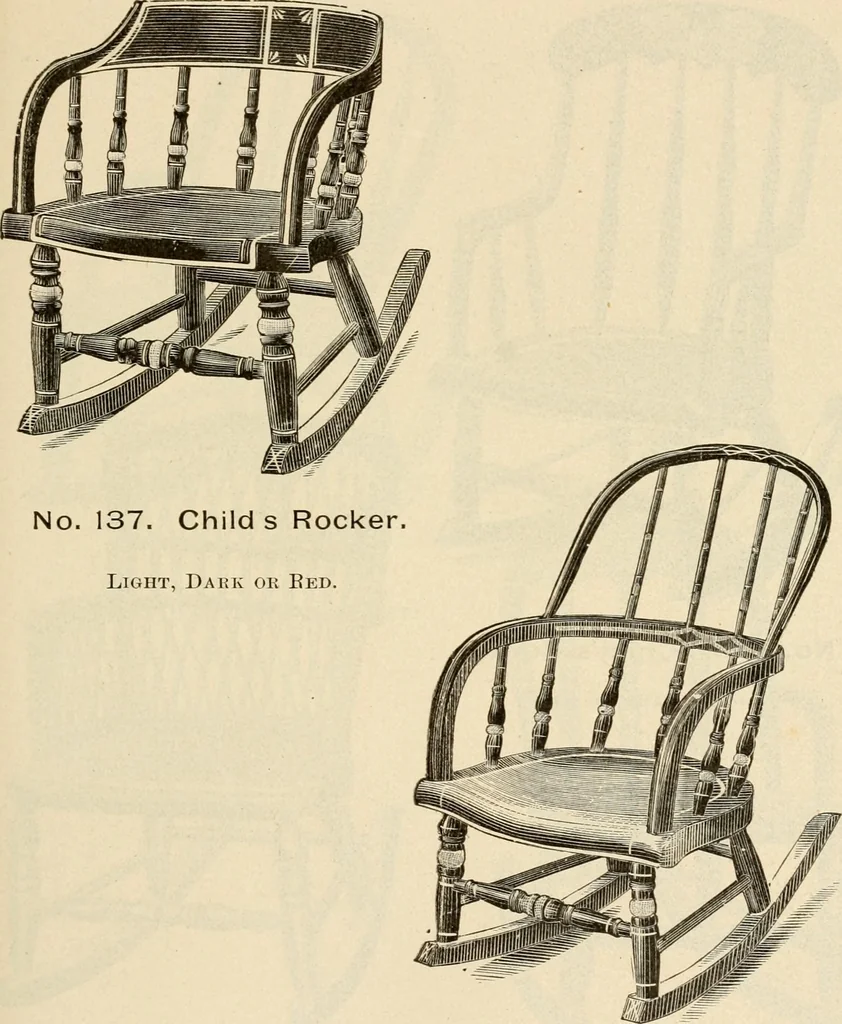 An illustration from Illustrated catalogue of the Sheboygan Chair Company., 1889, leaf 194