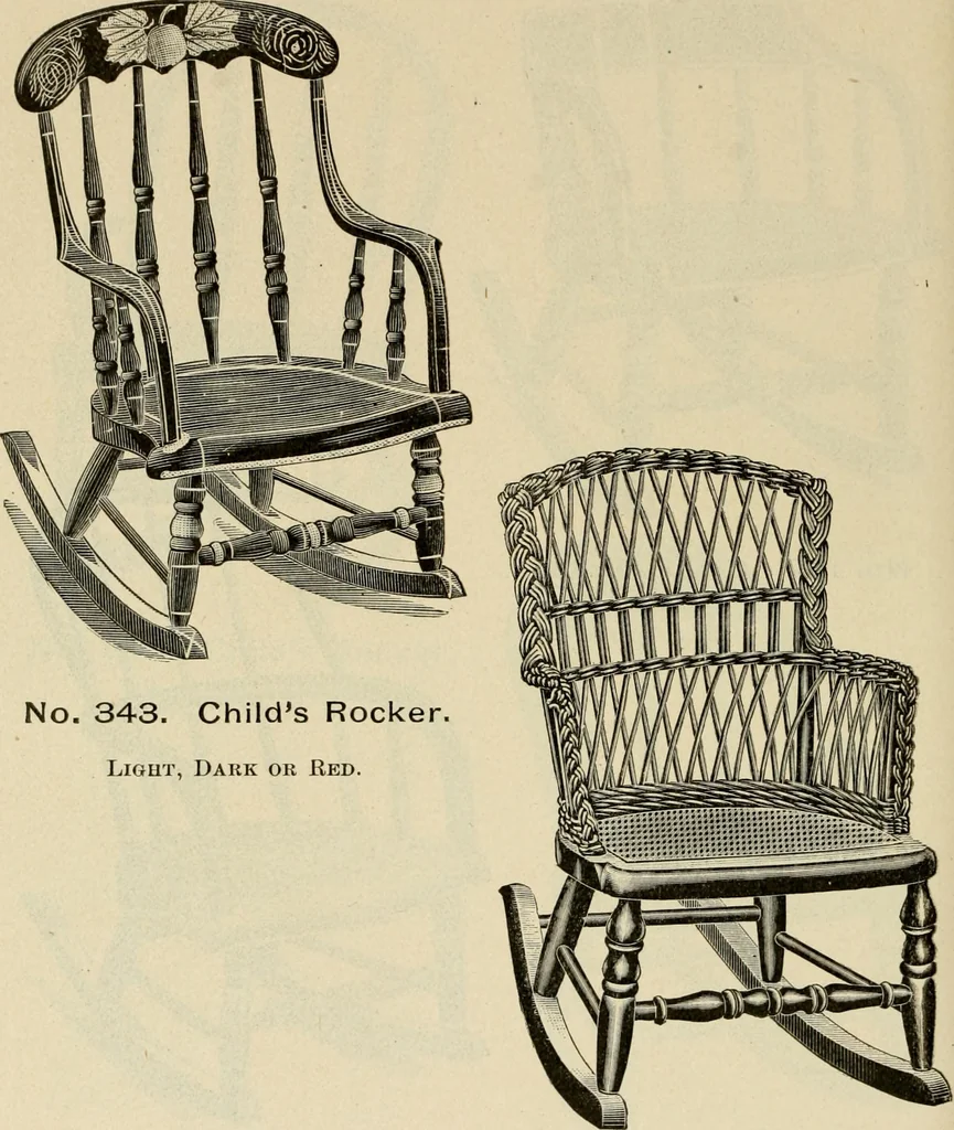 An illustration from Illustrated catalogue of the Sheboygan Chair Company., 1889, leaf 195