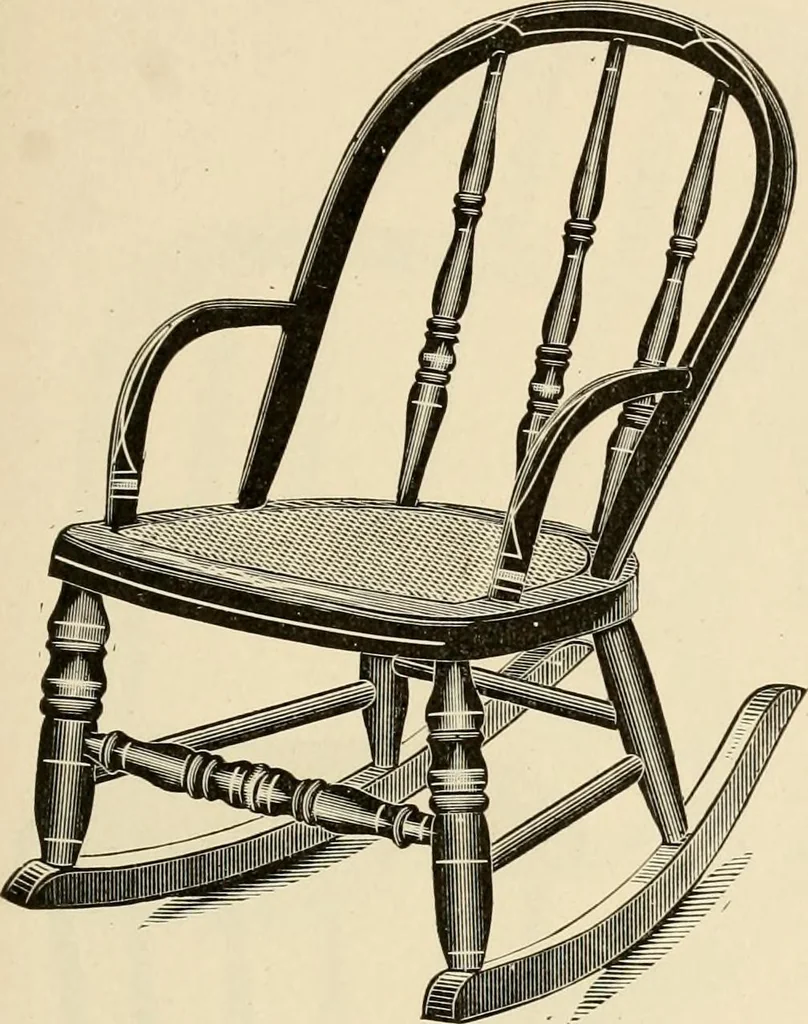 An illustration from Illustrated catalogue of the Sheboygan Chair Company., 1889, leaf 196
