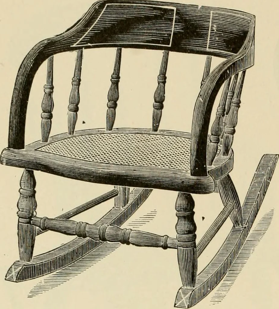 An illustration from Illustrated catalogue of the Sheboygan Chair Company., 1889, leaf 197