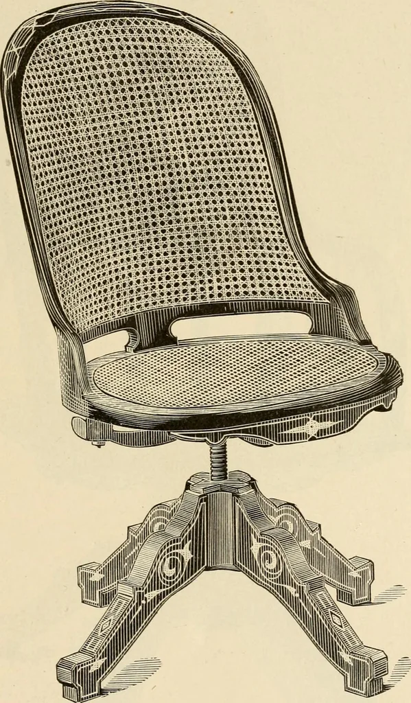 An illustration from Illustrated catalogue of the Sheboygan Chair Company., 1889, leaf 20