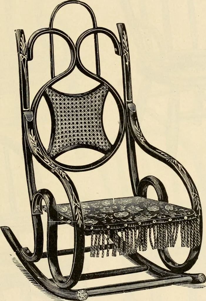An illustration from Illustrated catalogue of the Sheboygan Chair Company., 1889, leaf 200