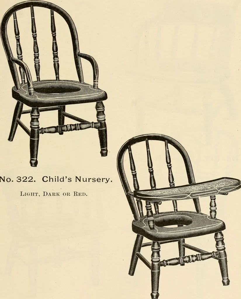 An illustration from Illustrated catalogue of the Sheboygan Chair Company., 1889, leaf 202
