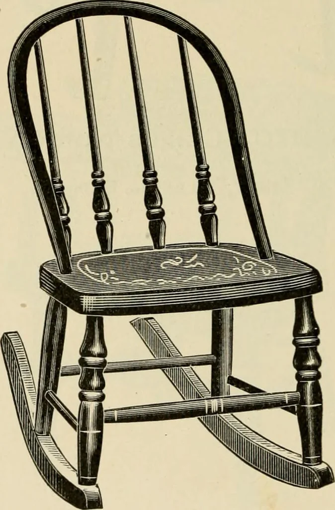 An illustration from Illustrated catalogue of the Sheboygan Chair Company., 1889, leaf 205