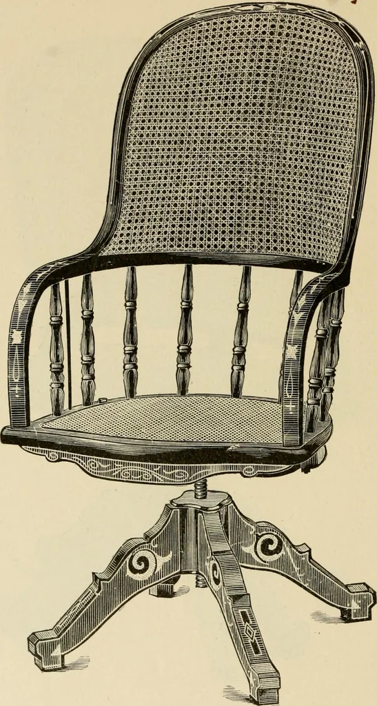 An illustration from Illustrated catalogue of the Sheboygan Chair Company., 1889, leaf 21