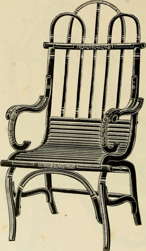 An illustration from Illustrated catalogue of the Sheboygan Chair Company., 1889, leaf 215