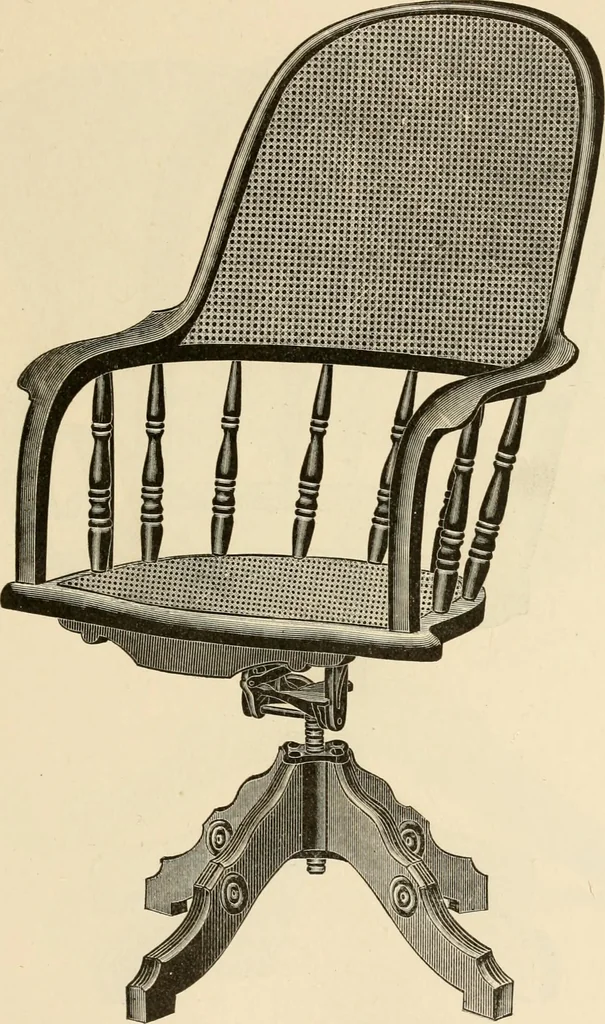 An illustration from Illustrated catalogue of the Sheboygan Chair Company., 1889, leaf 22