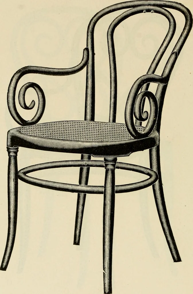 An illustration from Illustrated catalogue of the Sheboygan Chair Company., 1889, leaf 243