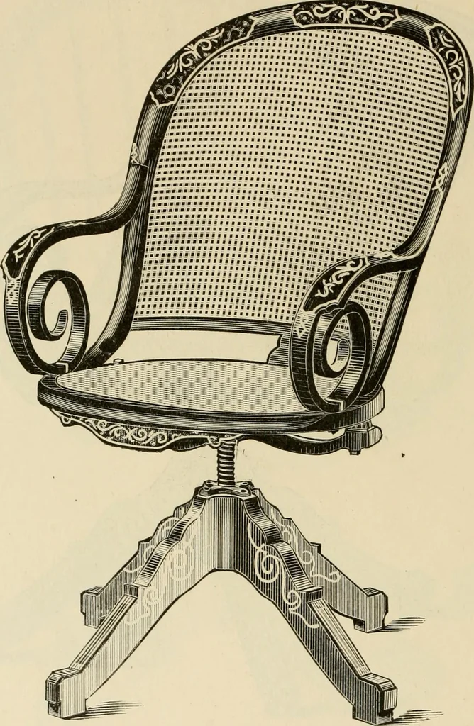 An illustration from Illustrated catalogue of the Sheboygan Chair Company., 1889, leaf 25