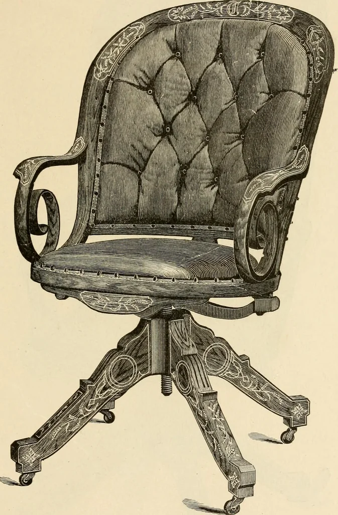 An illustration from Illustrated catalogue of the Sheboygan Chair Company., 1889, leaf 26