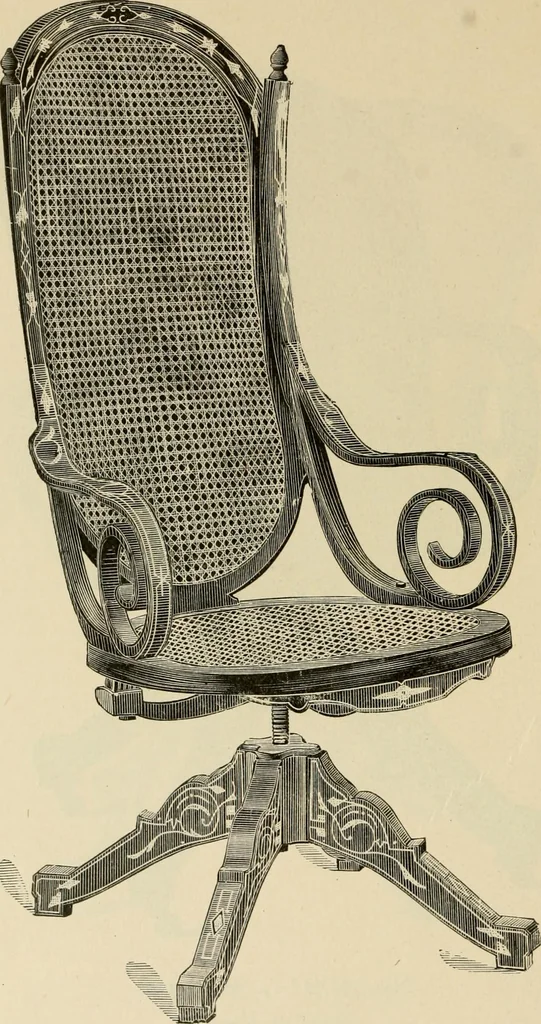 An illustration from Illustrated catalogue of the Sheboygan Chair Company., 1889, leaf 27
