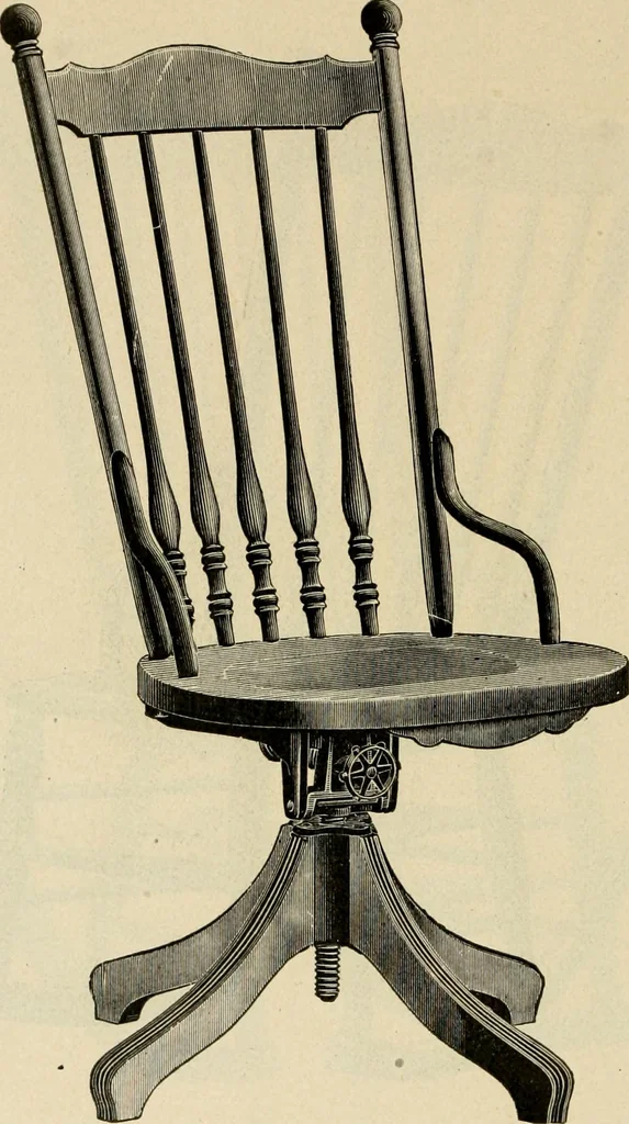 An illustration from Illustrated catalogue of the Sheboygan Chair Company., 1889, leaf 271