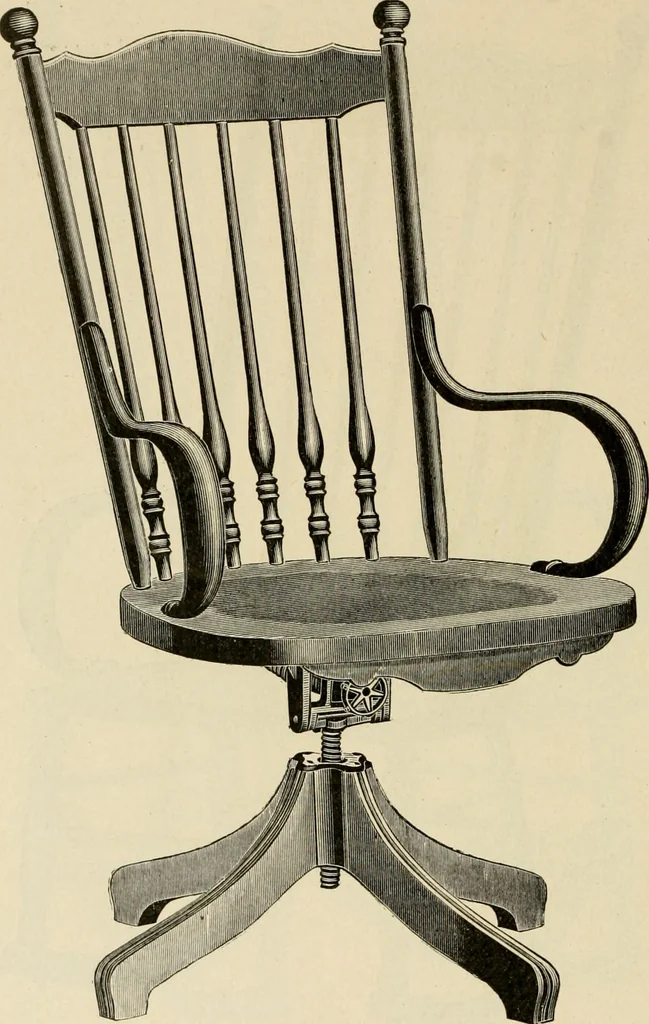 An illustration from Illustrated catalogue of the Sheboygan Chair Company., 1889, leaf 279