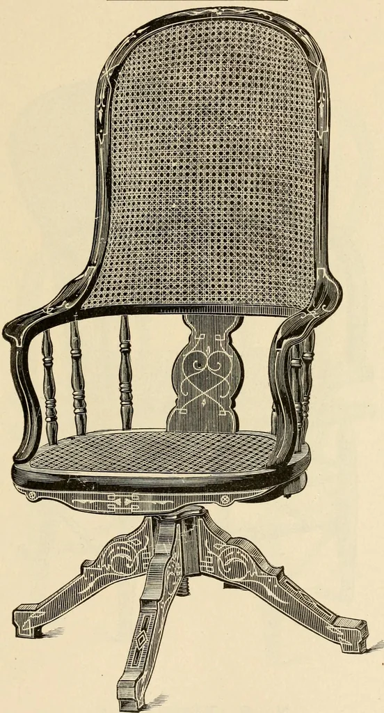 An illustration from Illustrated catalogue of the Sheboygan Chair Company., 1889, leaf 28