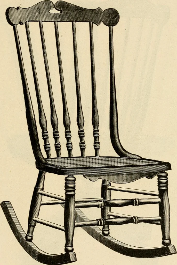 An illustration from Illustrated catalogue of the Sheboygan Chair Company., 1889, leaf 284
