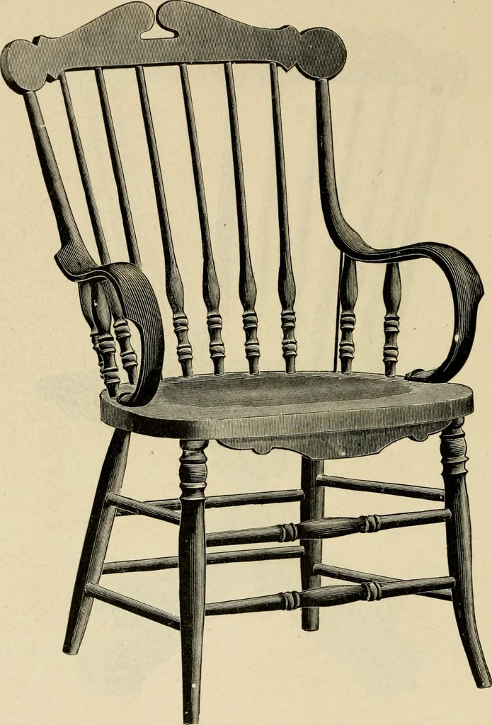 An illustration from Illustrated catalogue of the Sheboygan Chair Company., 1889, leaf 287