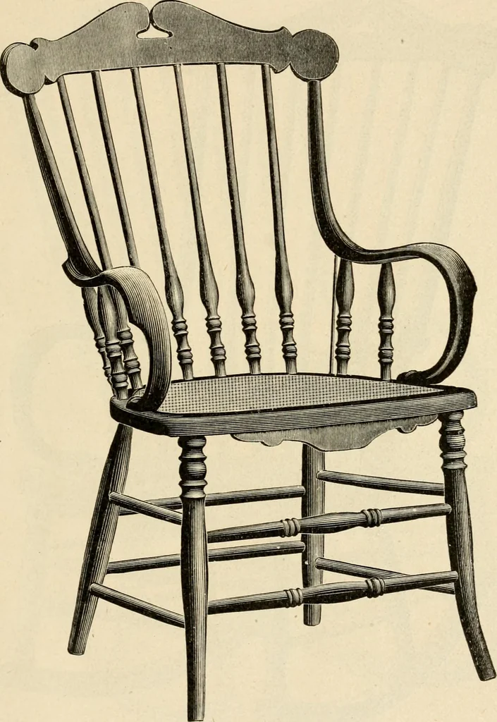 An illustration from Illustrated catalogue of the Sheboygan Chair Company., 1889, leaf 288