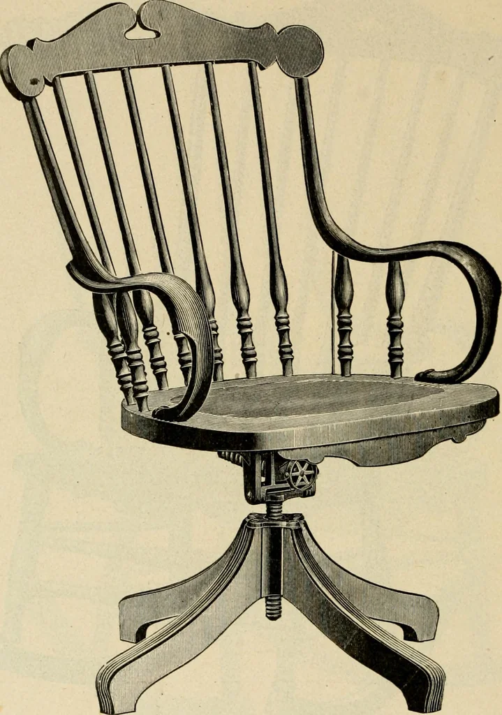 An illustration from Illustrated catalogue of the Sheboygan Chair Company., 1889, leaf 291