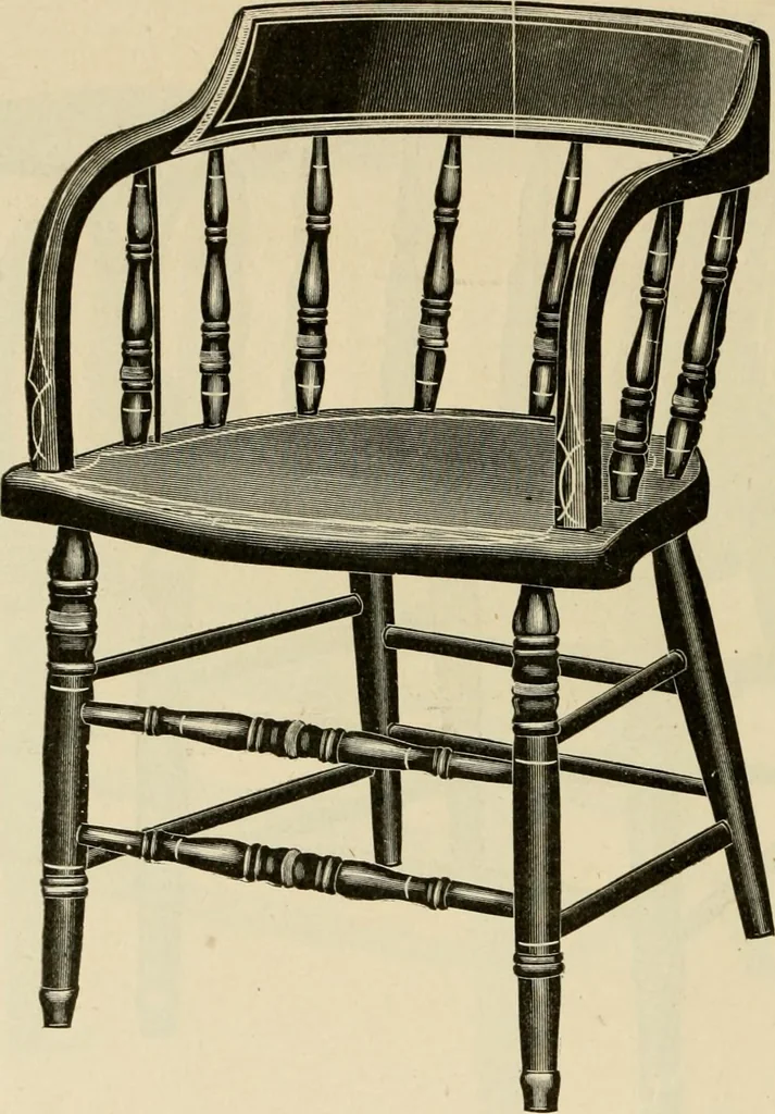 An illustration from Illustrated catalogue of the Sheboygan Chair Company., 1889, leaf 33