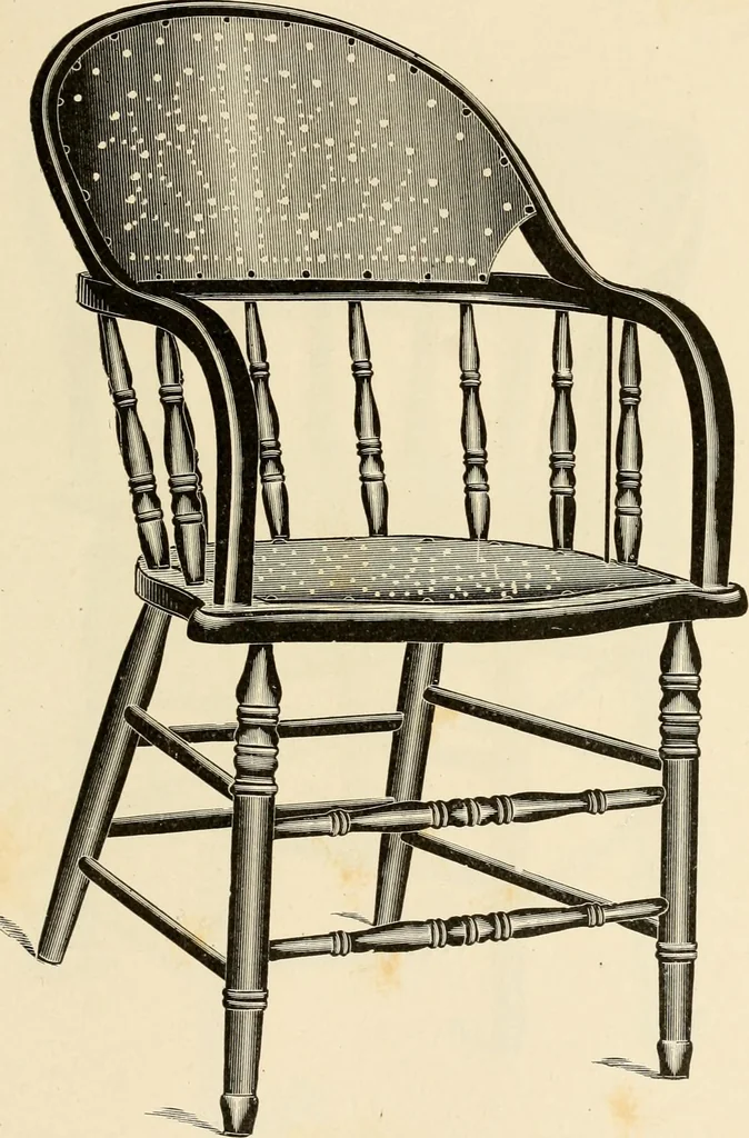 An illustration from Illustrated catalogue of the Sheboygan Chair Company., 1889, leaf 38