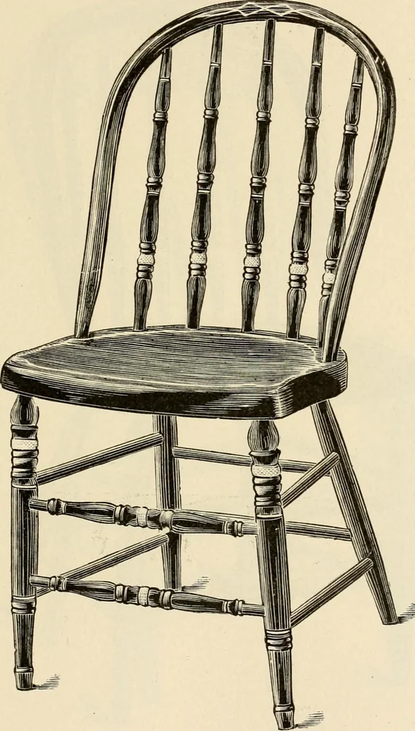 An illustration from Illustrated catalogue of the Sheboygan Chair Company., 1889, leaf 48
