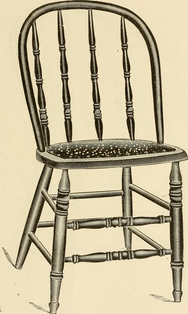 An illustration from Illustrated catalogue of the Sheboygan Chair Company., 1889, leaf 52