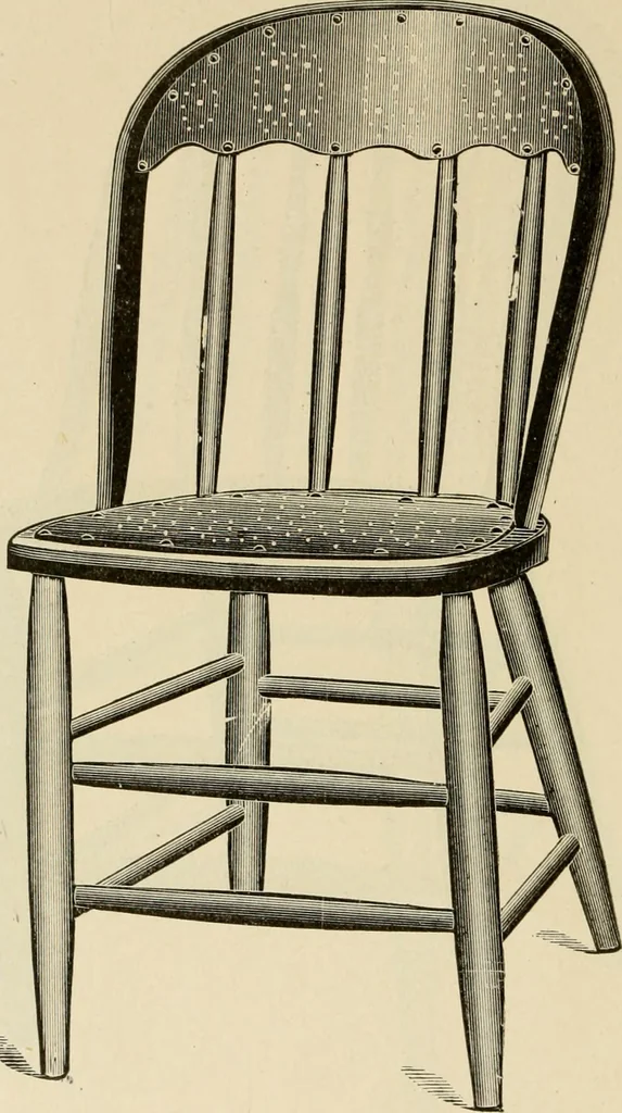 An illustration from Illustrated catalogue of the Sheboygan Chair Company., 1889, leaf 55