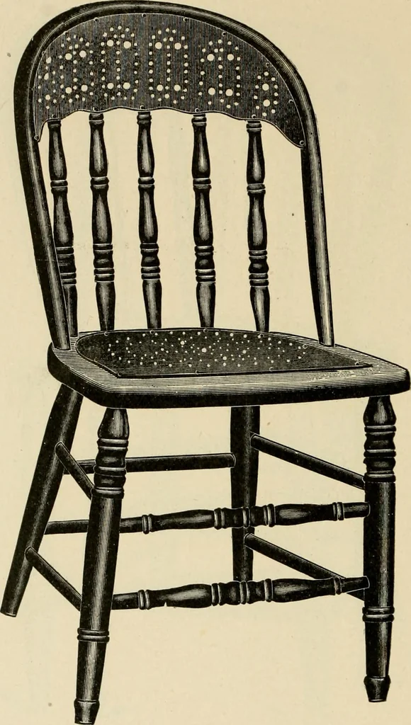 An illustration from Illustrated catalogue of the Sheboygan Chair Company., 1889, leaf 57
