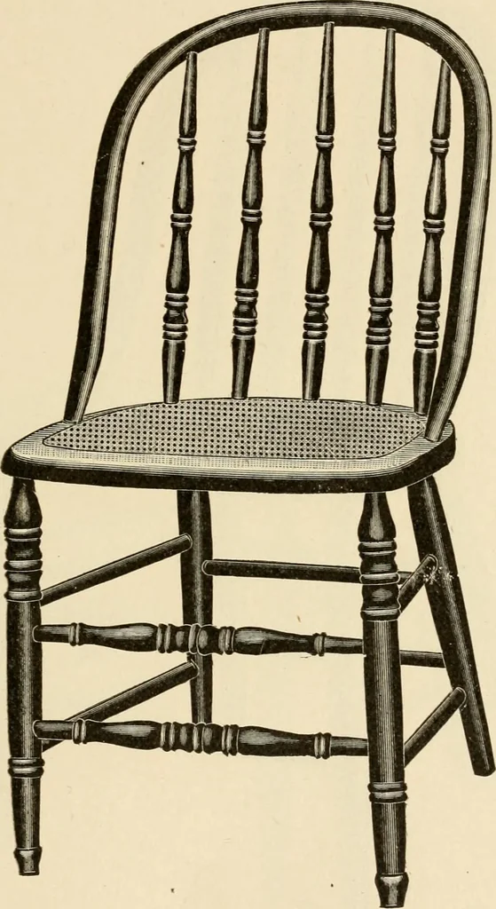 An illustration from Illustrated catalogue of the Sheboygan Chair Company., 1889, leaf 60