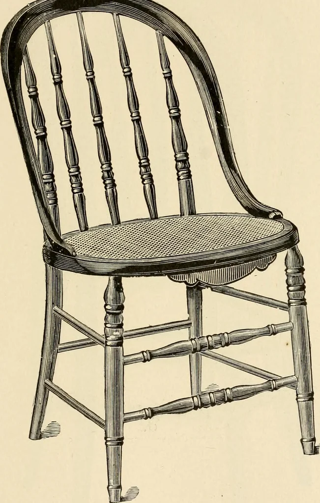 An illustration from Illustrated catalogue of the Sheboygan Chair Company., 1889, leaf 66