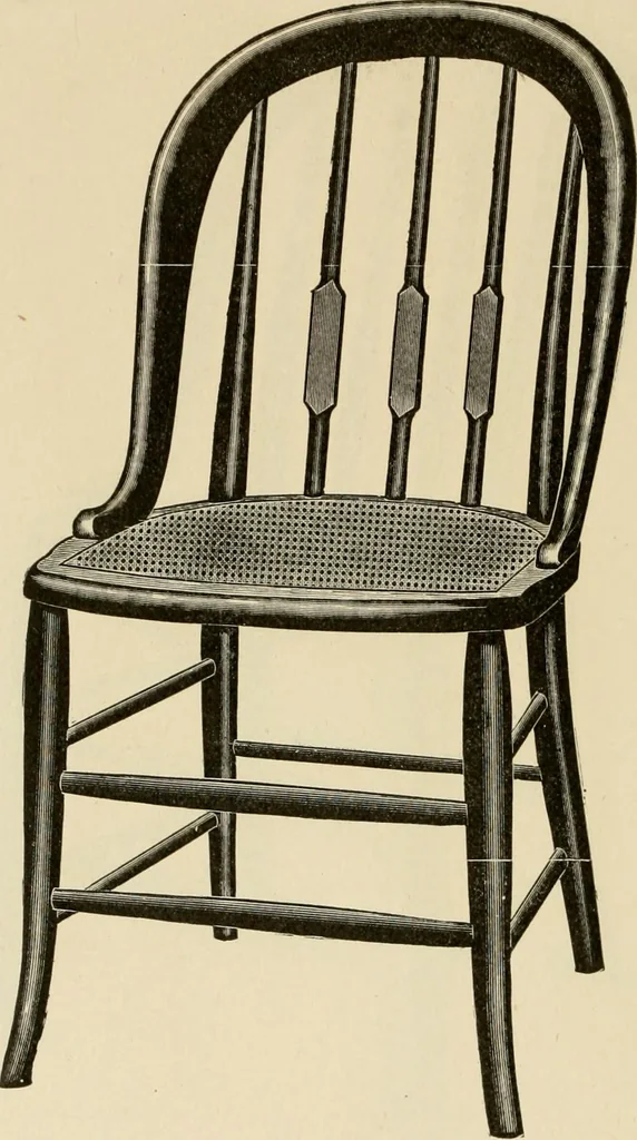 An illustration from Illustrated catalogue of the Sheboygan Chair Company., 1889, leaf 67