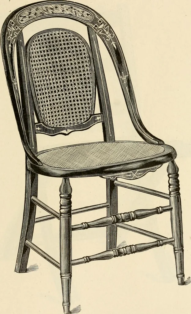 An illustration from Illustrated catalogue of the Sheboygan Chair Company., 1889, leaf 70