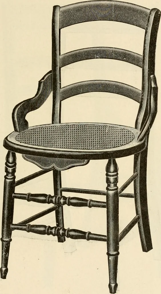 An illustration from Illustrated catalogue of the Sheboygan Chair Company., 1889, leaf 74