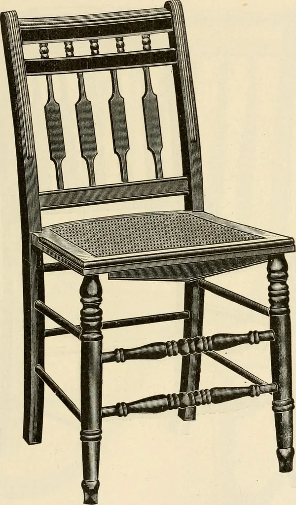 An illustration from Illustrated catalogue of the Sheboygan Chair Company., 1889, leaf 78