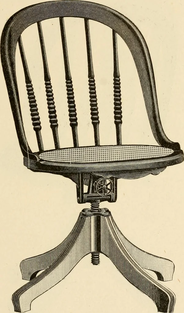 An illustration from Illustrated catalogue of the Sheboygan Chair Company., 1889, leaf 8