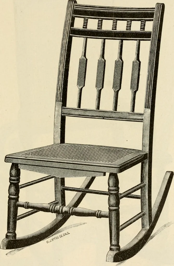 An illustration from Illustrated catalogue of the Sheboygan Chair Company., 1889, leaf 82