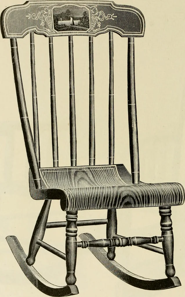 An illustration from Illustrated catalogue of the Sheboygan Chair Company., 1889, leaf 87