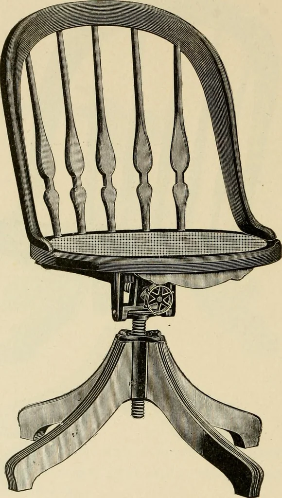 An illustration from Illustrated catalogue of the Sheboygan Chair Company., 1889, leaf 9