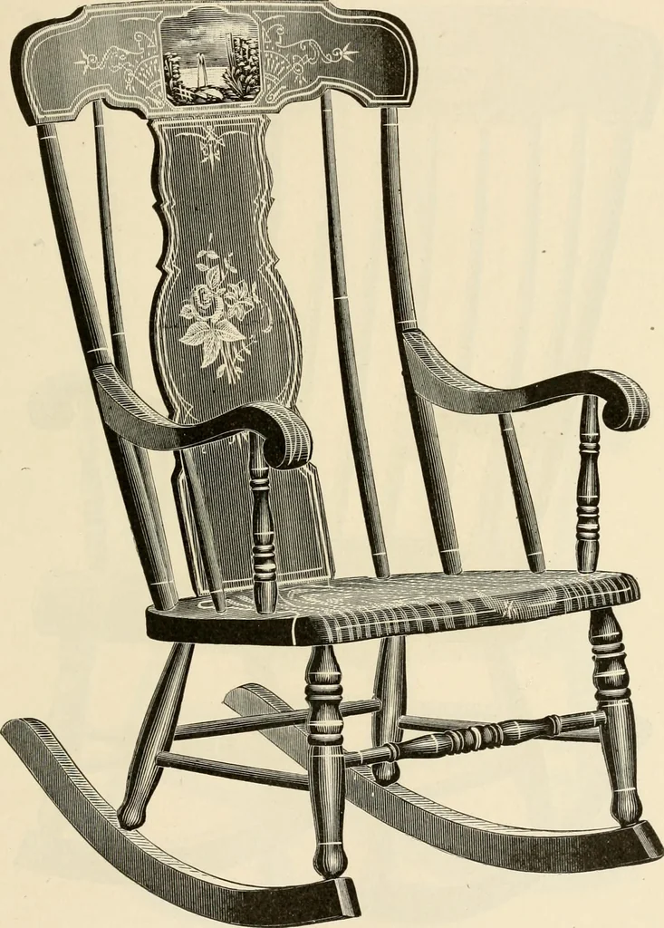 An illustration from Illustrated catalogue of the Sheboygan Chair Company., 1889, leaf 90